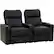 Front. Octane Seating - Turbo XL700 Straight 2-Seat Manual Recline Home Theater Seating - Black.