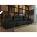 Alt View 15. Octane Seating - Turbo XL700 Curved 4-Seat Manual Recline Home Theater Seating with Middle Loveseat - Black.