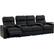 Alt View 11. Octane Seating - Turbo XL700 Straight 4-Seat Power Recline Home Theater Seating with Middle Loveseat - Black.