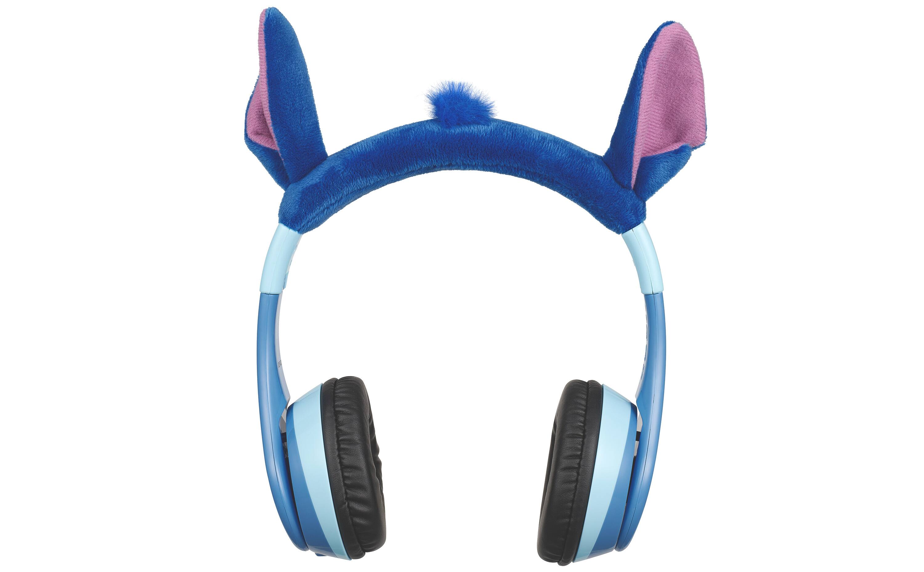 Back. eKids - eKids Disney Stitch Bluetooth Headphones for Kids, Wireless Headphones for School, Home, or Travel - Blue.