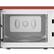 Alt View 6. Magic Chef - Magic Chef MC77CMR 0.7-Cu. Ft. 700-Watt Retro Countertop Microwave (Red) - Red.