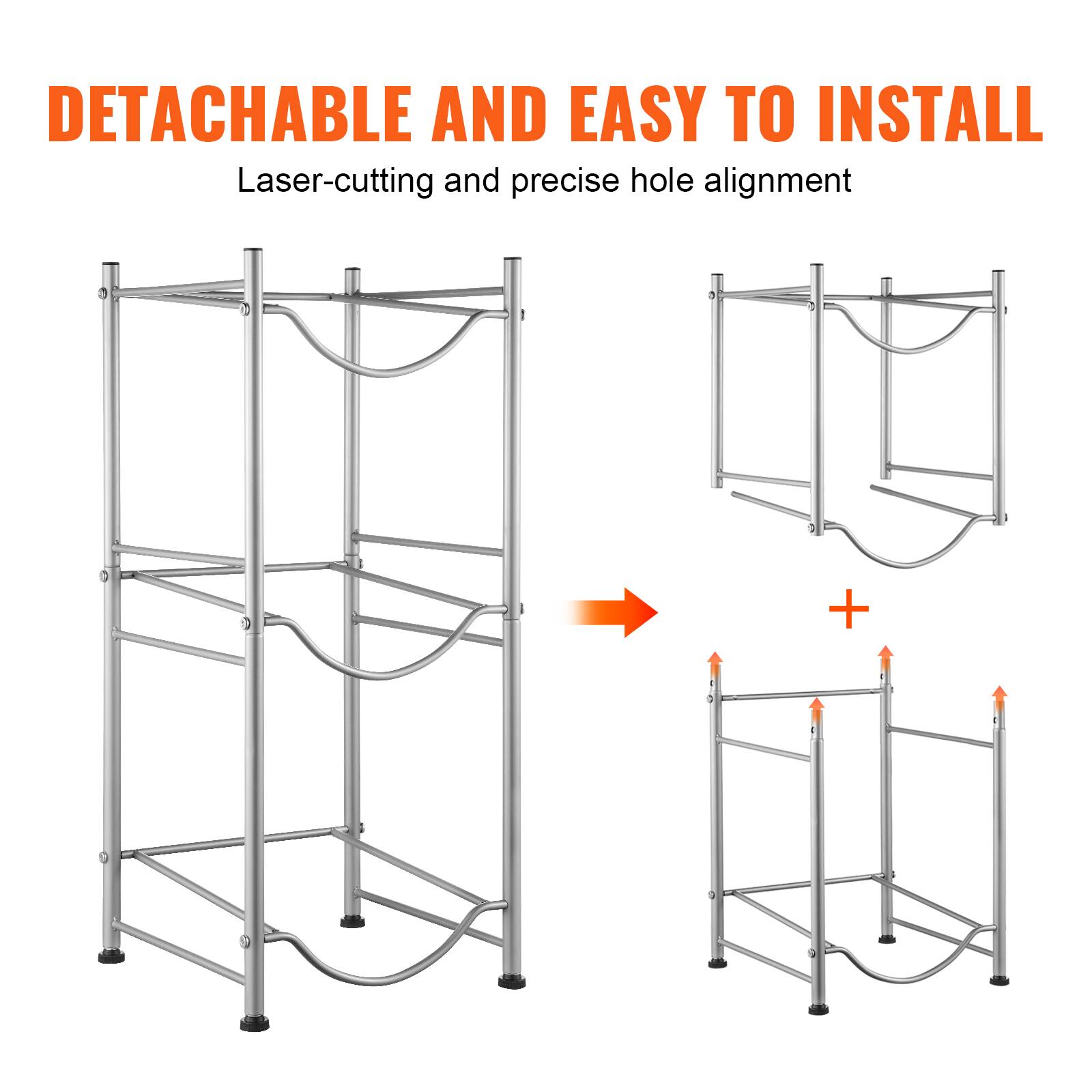 DETACHABLE AND EASY TO INSTALL  
Laser-cutting and precise hole alignment