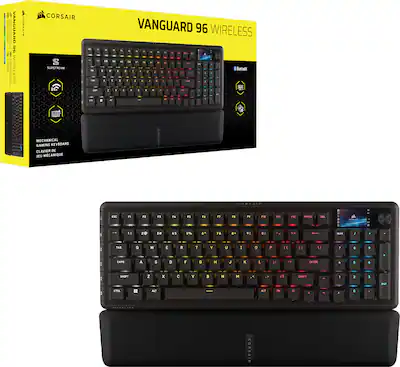 CORSAIR VANGUARD 96 WIRELESS Mechanical Gaming Keyboard for PC CORSAIR VANGUARD 96 WIRELESS Mechanical Gaming Keyboard for PC