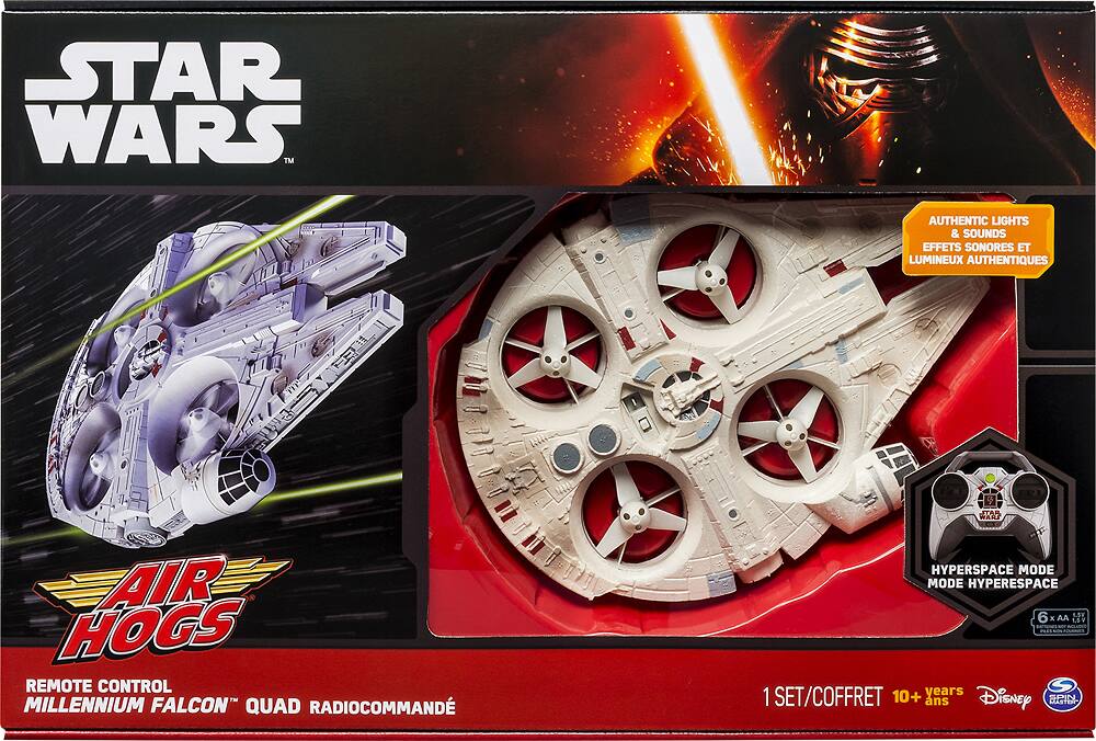 air hogs millennium falcon quad