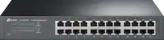 tp-link TL-SG1024D 24-Port Gigabit Switch
Link 1 3 5 7 9 11 13 15 17 19 21 23 Act 1000Mbps
Link 2 4 6 8 10 12 14 16 18 20 22 24 Act 1000Mbps
Power