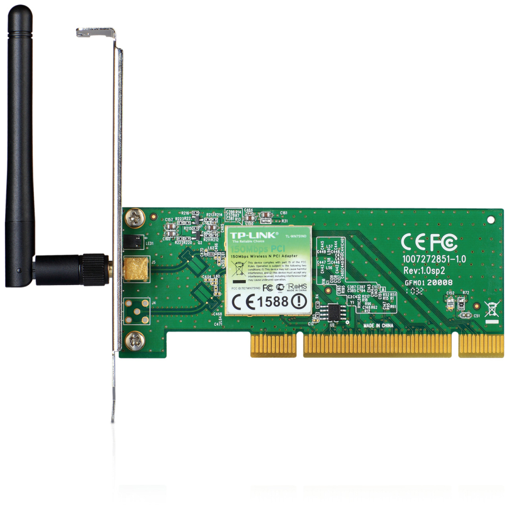 Oppose Derive subtle Best Buy: TP-Link 150Mbps Wireless N PCI Adapter Multi TL-WN751ND