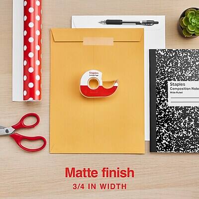 Staples Composition Note  
Wide Ruled  
Matte finish  
3/4 IN WIDTH