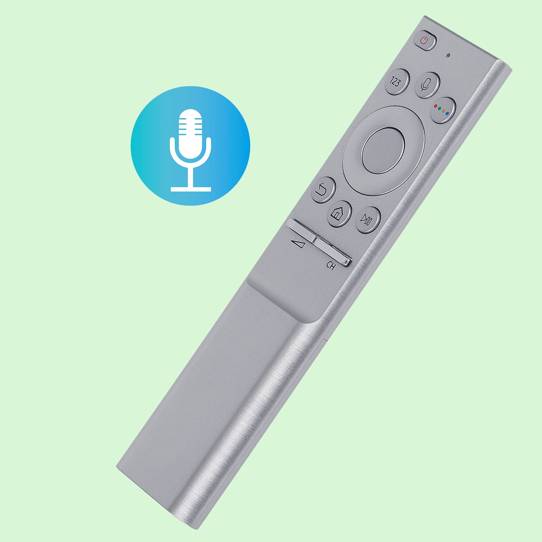 Back. ALLIMITY - BN59-01272A Voice Replaced Remote fit for Samsung TV QN65Q7F QN65Q7 QN75Q7F QN55Q7 QN75Q7 QN55Q7F QN75Q7FAMFXZA - Black.