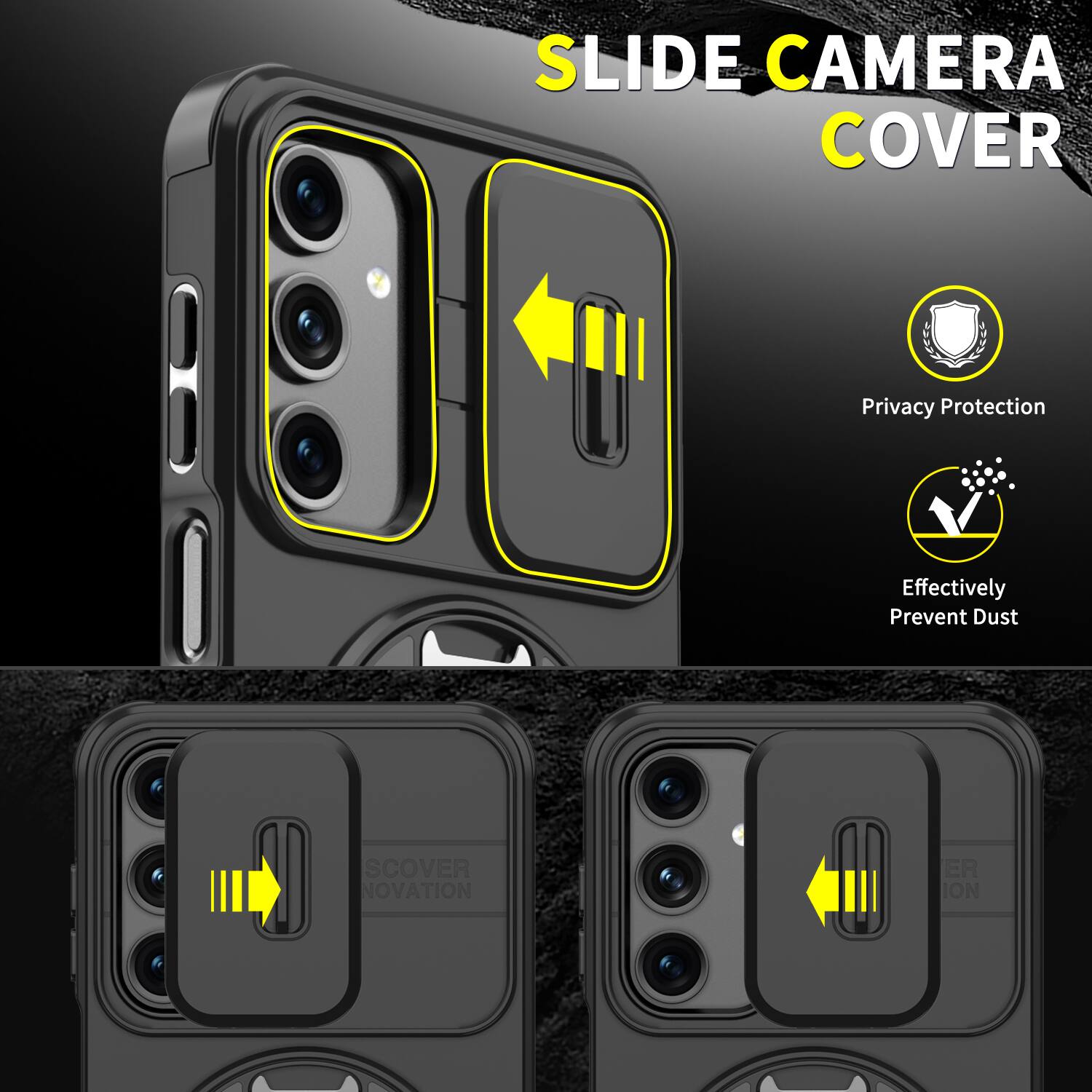 SLIDE CAMERA COVER

Privacy Protection
Effectively Prevent Dust

SCOVER NOVATION