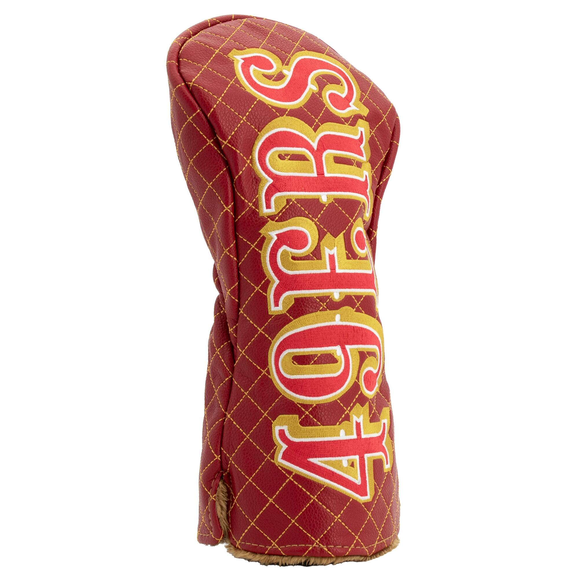 Alt View 2. Team Golf - San Francisco 49ers Quilted Driver Headcover - Multicolor.