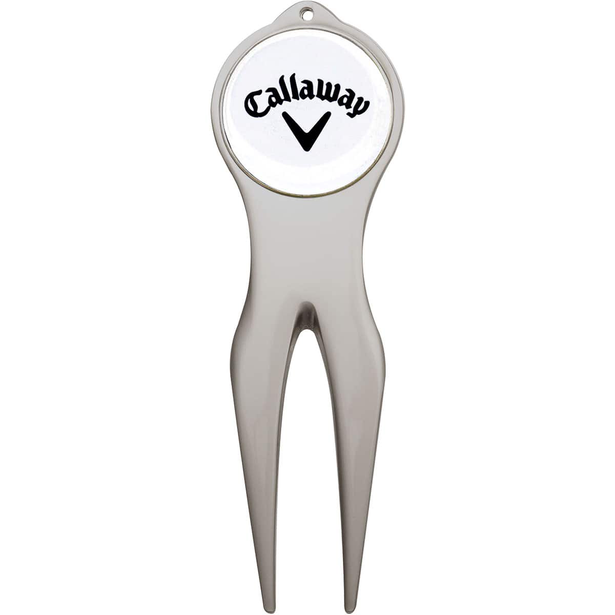 Photos - Golf Callaway  Divot Repair Tool and  Ball Marker - Silver CW29010 