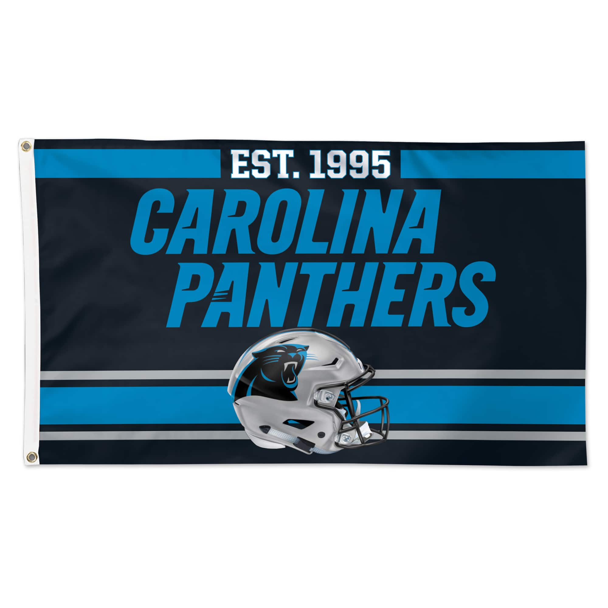 WinCraft - Carolina Panthers 3' x 5' Established 1-Sided Deluxe Flag - Multicolor