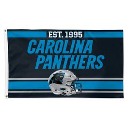 WinCraft - Carolina Panthers 3' x 5' Established 1-Sided Deluxe Flag - Multicolor