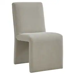 Emory Fabric Upholstered Dining Side Chair by Modway - Brown