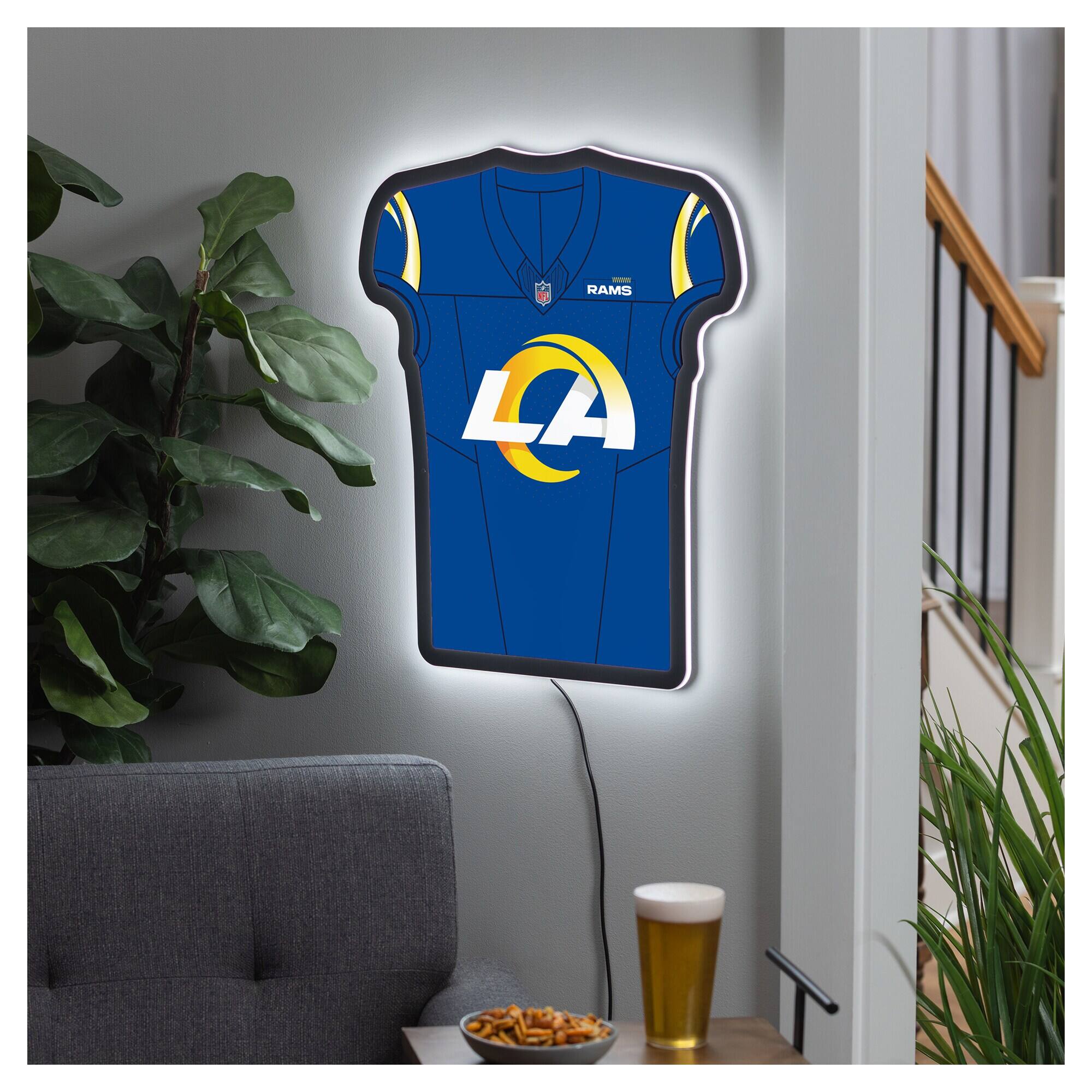 Los Angeles Rams 23" LED Jersey Lighted Wall Sign