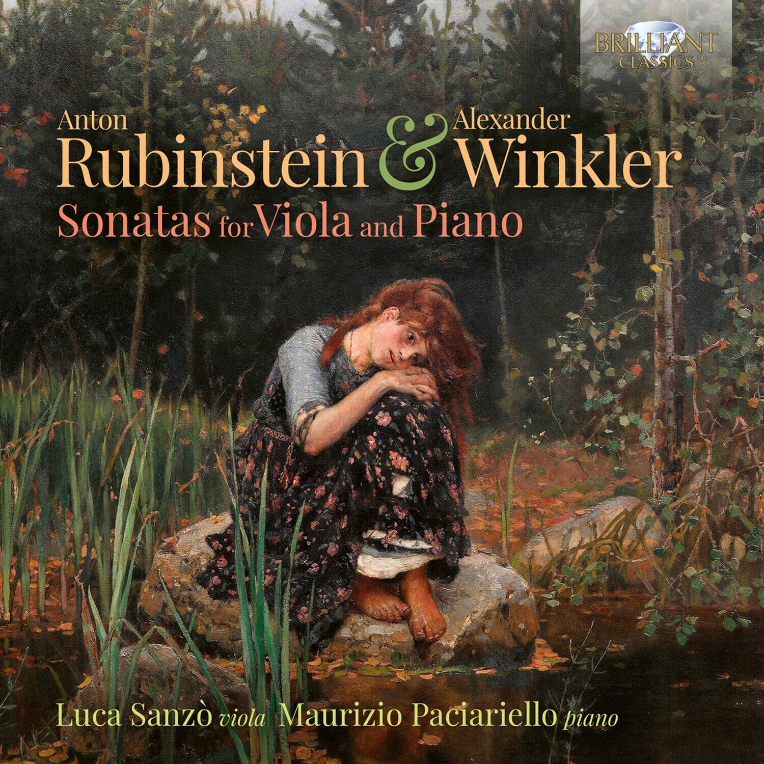 BRILLIANT CLASSICS  
Anton Rubinstein & Alexander Winkler  
Sonatas for Viola and Piano  
Luca Sanzò viola  
Maurizio Paciariello piano