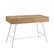 Left. Linon Home Décor - Conners Contemporary 3-Drawer Desk - Natural.