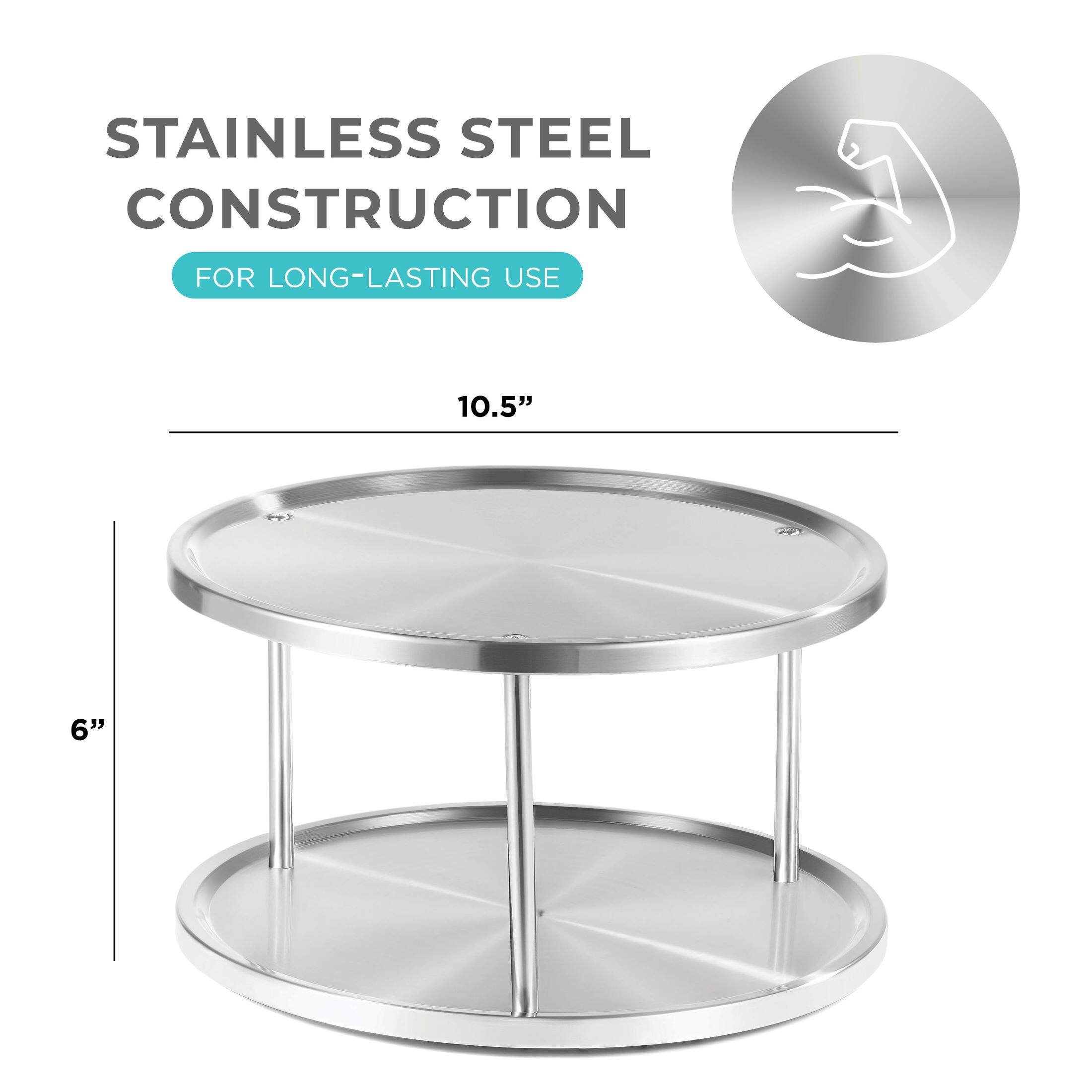 STAINLESS STEEL CONSTRUCTION  
FOR LONG-LASTING USE  

10.5"  
6"