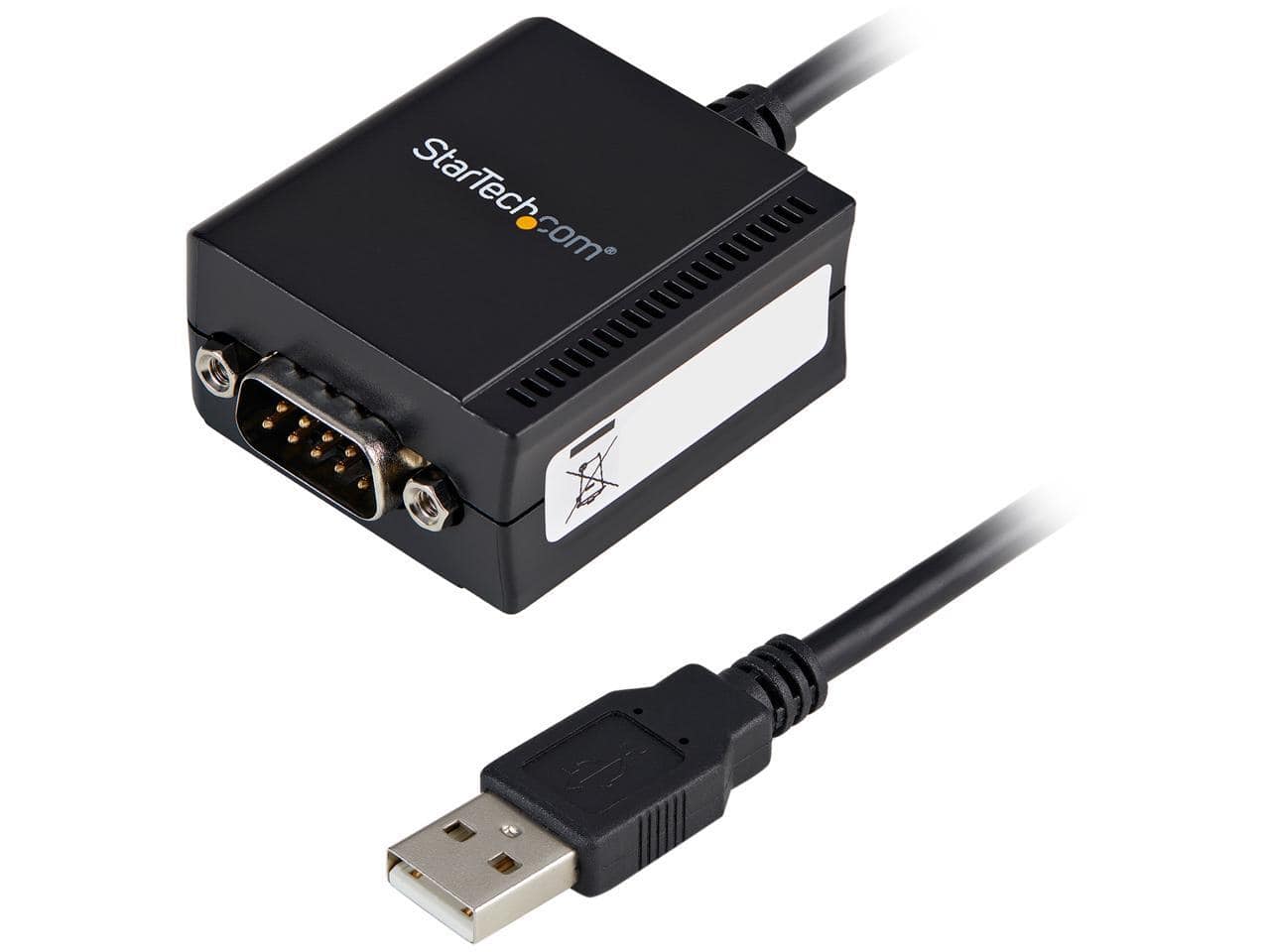 StarTech.com - ICUSB2321F USB to Serial Adapter - 1 Port, USB Powered, FTDI Chip, DB9