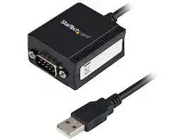 StarTech.com - ICUSB2321F USB to Serial Adapter - 1 Port, USB Powered, FTDI Chip, DB9