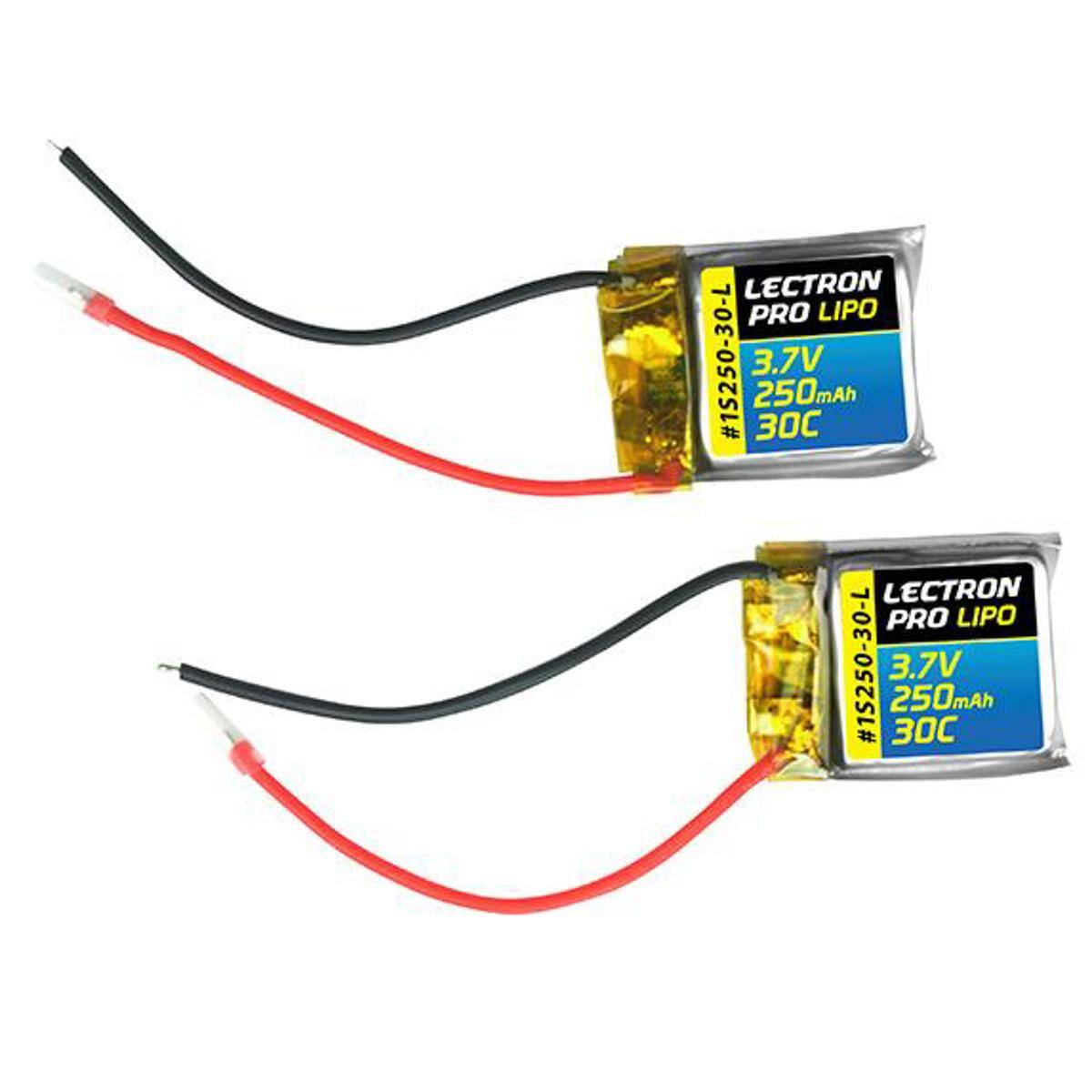 LECTRON PRO LIPO #1S250-30-L  
3.7V  
250mAh  
30C