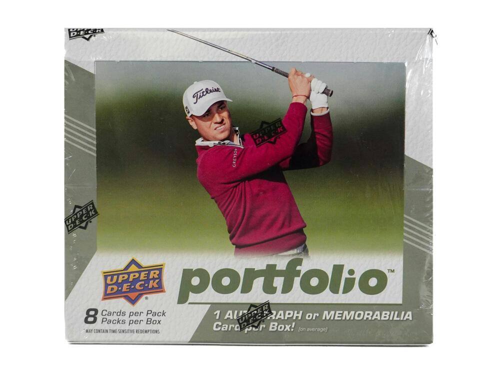 D.E.G.R.

Titleist FJ GREYSON

UPPER D.L

UPPER TM UPPER portfolio D-E-C-K 8 Cards per Pack 1 AU UPPER RAPH MEMORABILIA or Packs per Box! (on average) REDEMPTIONS