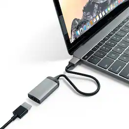Satechi - USB-C to HDMI Adapter 4K 60Hz for MacBook Air/Pro M5/M4, iPad Pro, iPhone, Dell, HP, Surface & More - Space Gray