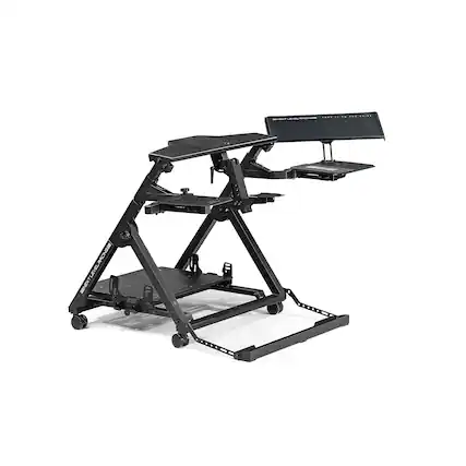 Front. Next Level Racing - NLR-S032 Flight Stand Pro - Black.
