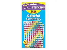 Trend Enterprises - Trend superShapes Stickers, Colors, 1300/Pack (T-46910) - Assorted
