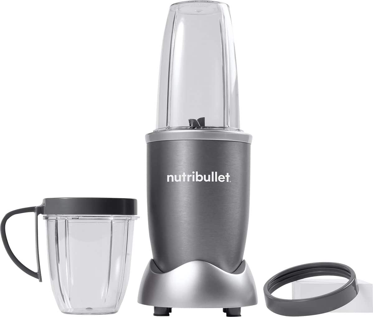 Front. NutriBullet - Original Personal Blender NBR-0801 - Gray.