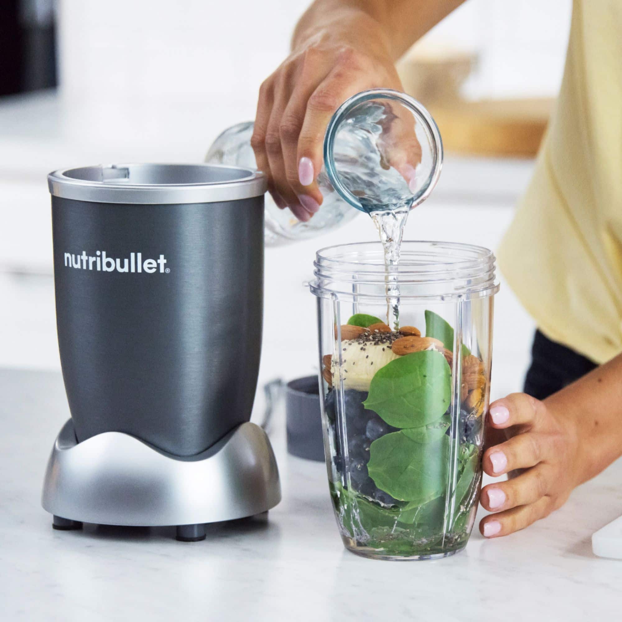 Alt View 14. NutriBullet - Original Personal Blender NBR-0801 - Gray.
