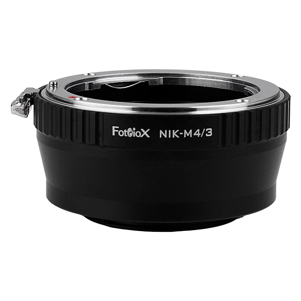 Fotodiox - Lens Adapter - Compatible with Nikon F Mount Lenses to fit Micro Four Thirds Mount Cameras