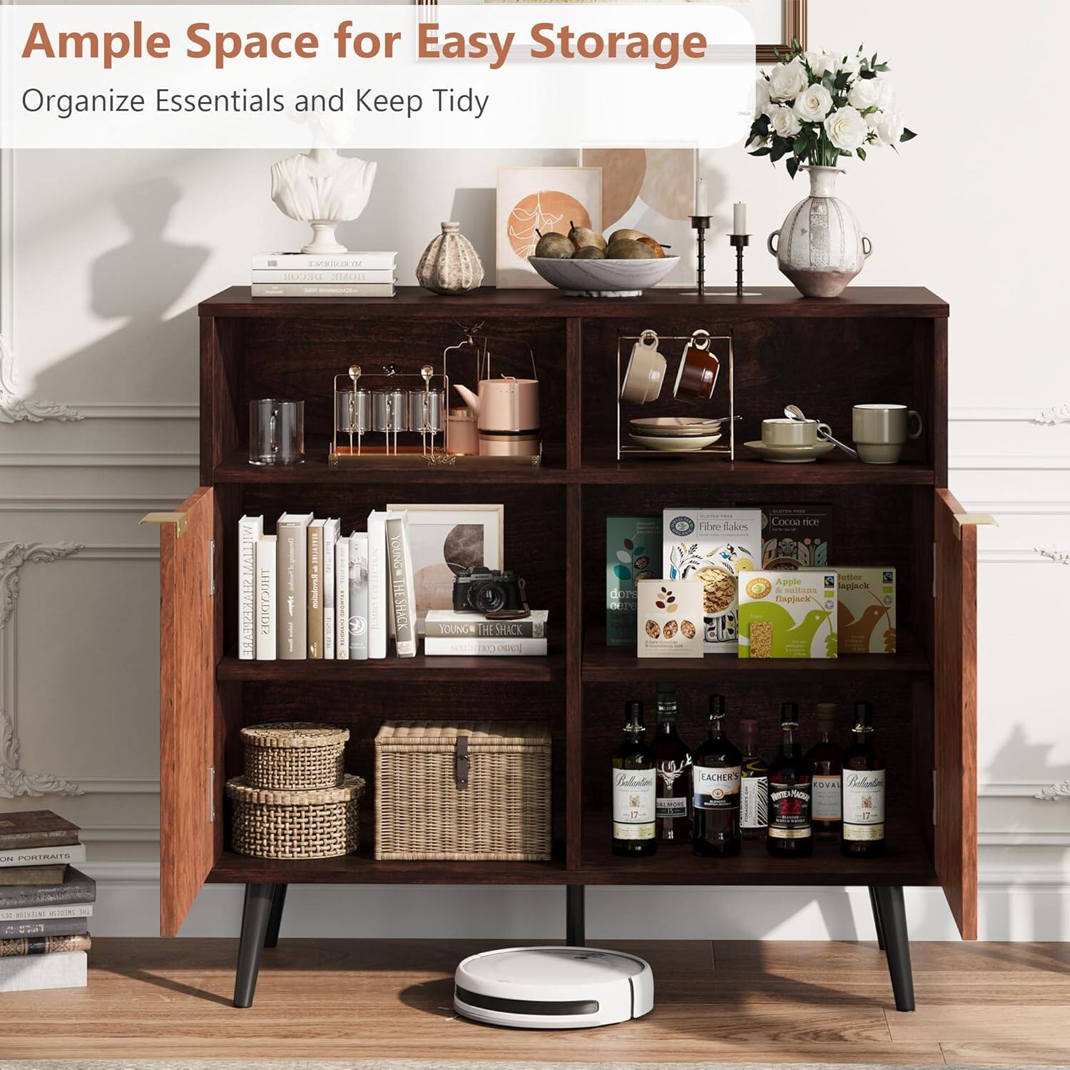 Ample Space for Easy Storage  
Organize Essentials and Keep Tidy