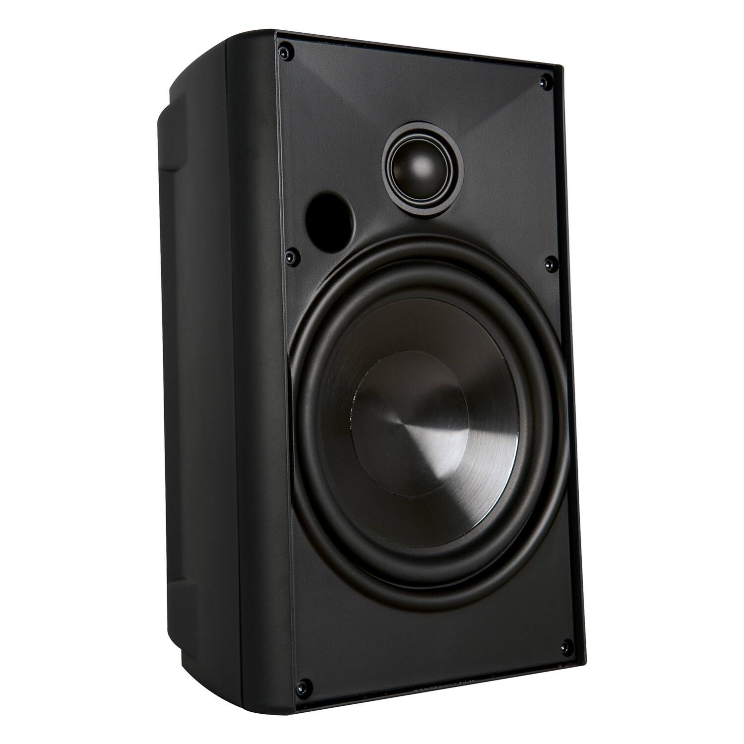 Angle. Proficient Audio - AW650 150-Watt 6.5" Indoor/Outdoor Speaker Set - Black.