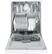 Alt View 13. GE - 24" Front Control Tall Tub Built-In Dishwasher - White on White.