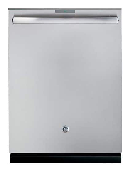 GE - Profile Series 24" Top Control Tall Tub Built-In Dishwasher with Stainless Steel Tub-Front_Standard 