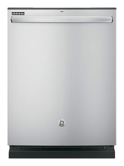 GE - 24&quot; Top Controls Tall Tub Built-In Dishwasher - Stainless steel