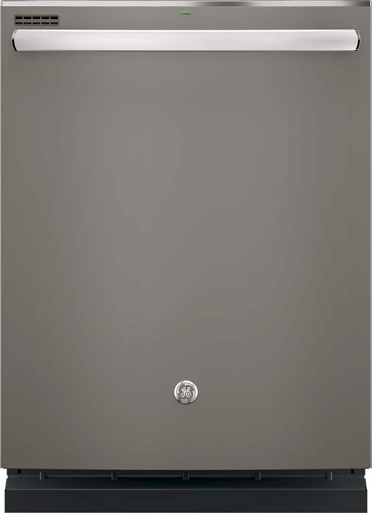 Front Zoom. GE - 24" Top Controls Tall Tub Built-In Dishwasher - Slate.