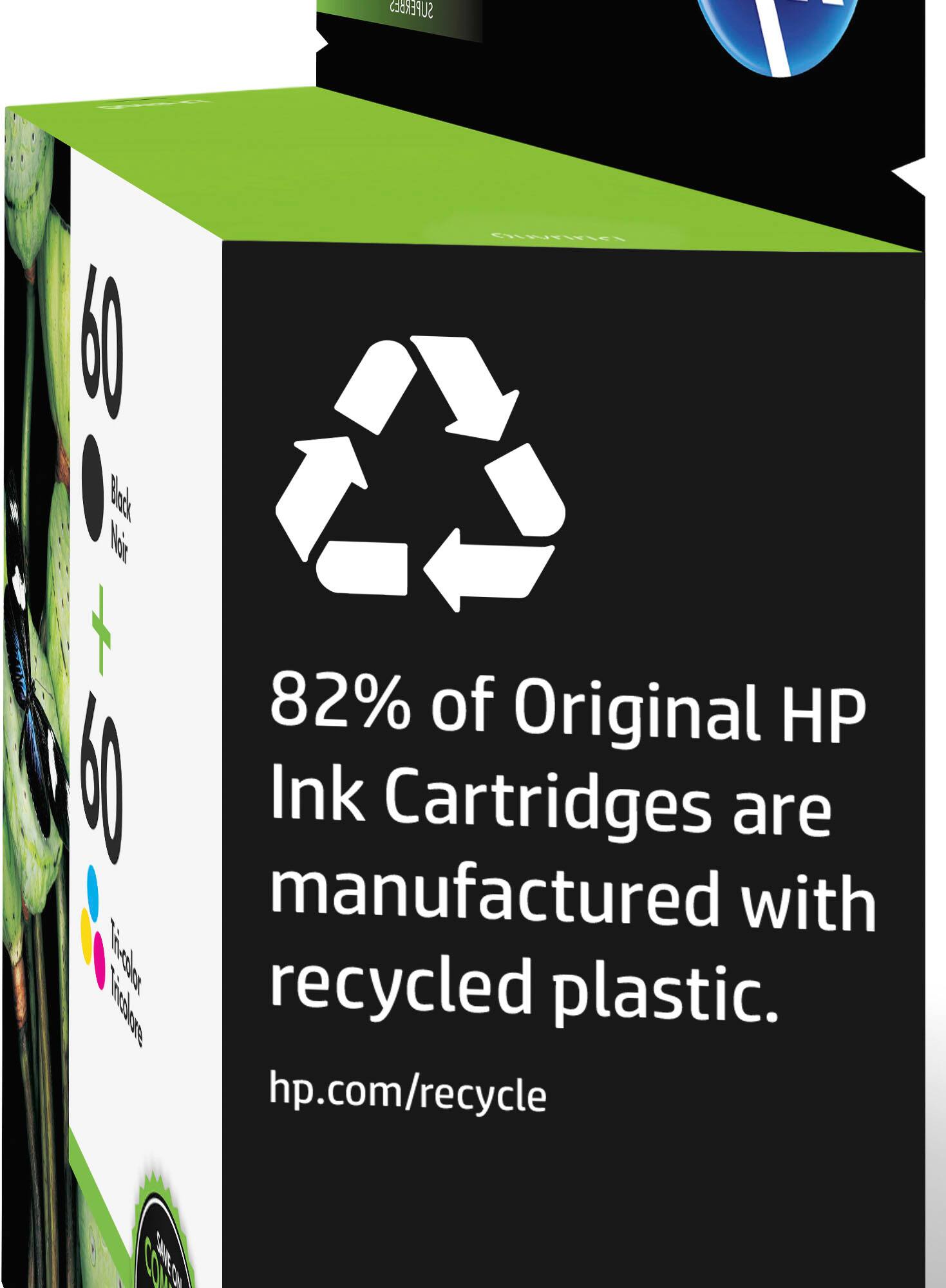Alt View 11. HP - 60 2-Pack Standard Capacity Ink Cartridges - Black & Tri-Color.