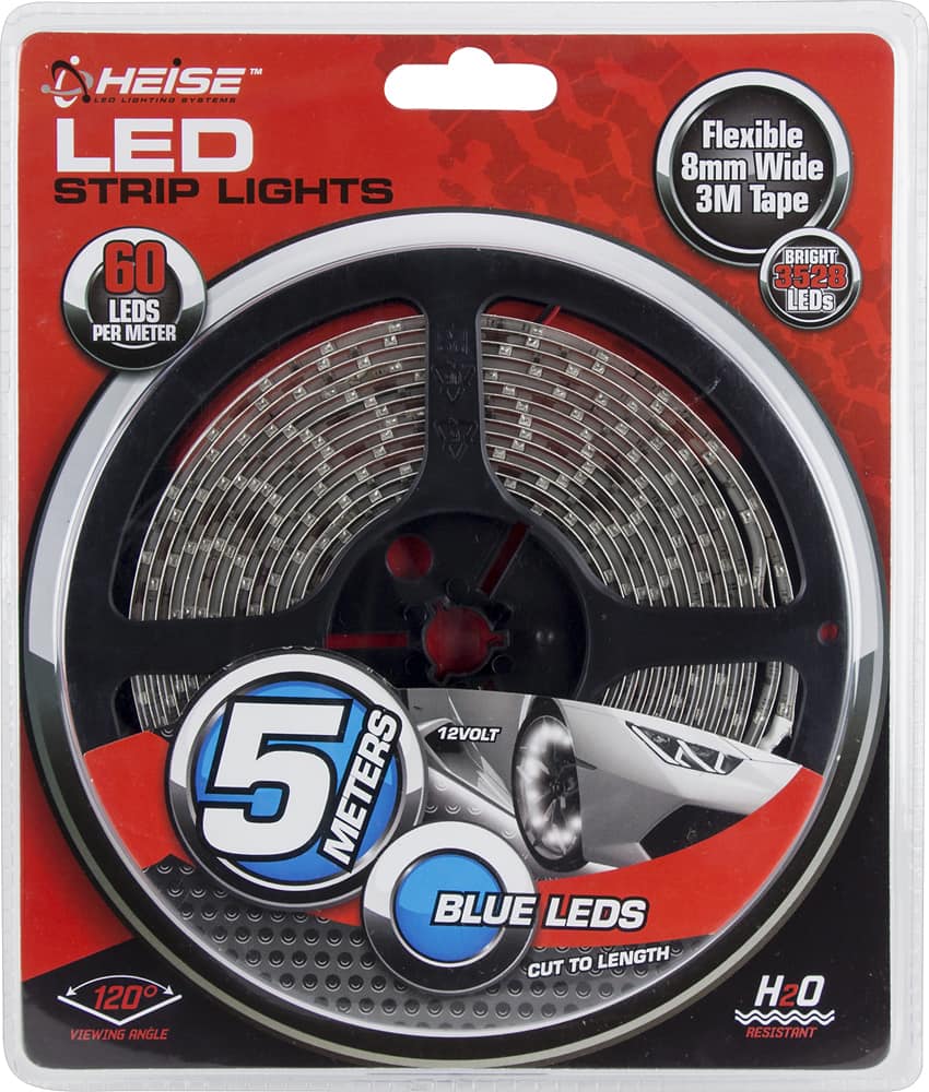 Front. Heise - 16.4' LED Strip Light - Blue.
