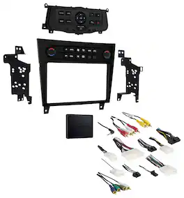 Metra - Dash Kit for Select 2008-2013 Infiniti G37 DIN DDIN - Black