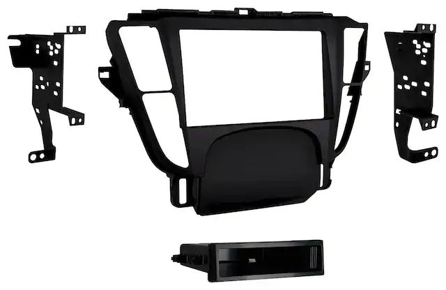 Front. Metra - Dash Kit for Select 2009-2014 Acura TL DIN DDIN - Black.