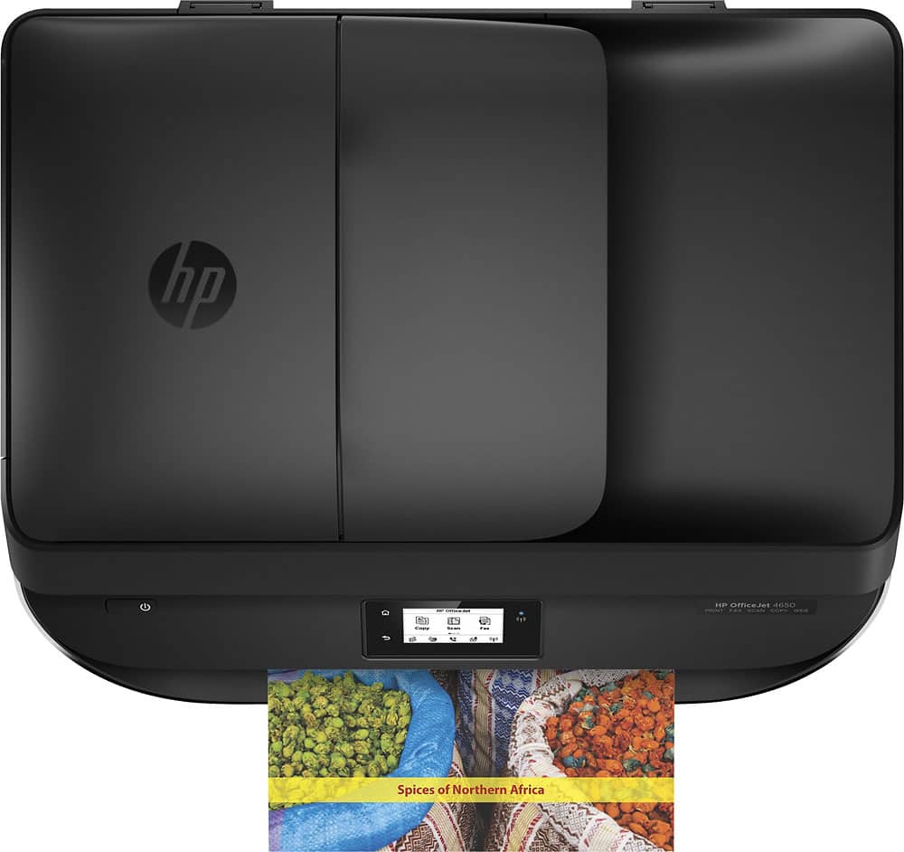 Alt View 11. HP - OfficeJet 4650 Wireless All-In-One Instant Ink Ready Printer - Black.
