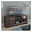 CorLiving - Kansas TV Bench for Most Flat-Panel TVs up to 60" - Modern Wenge - Larger Front