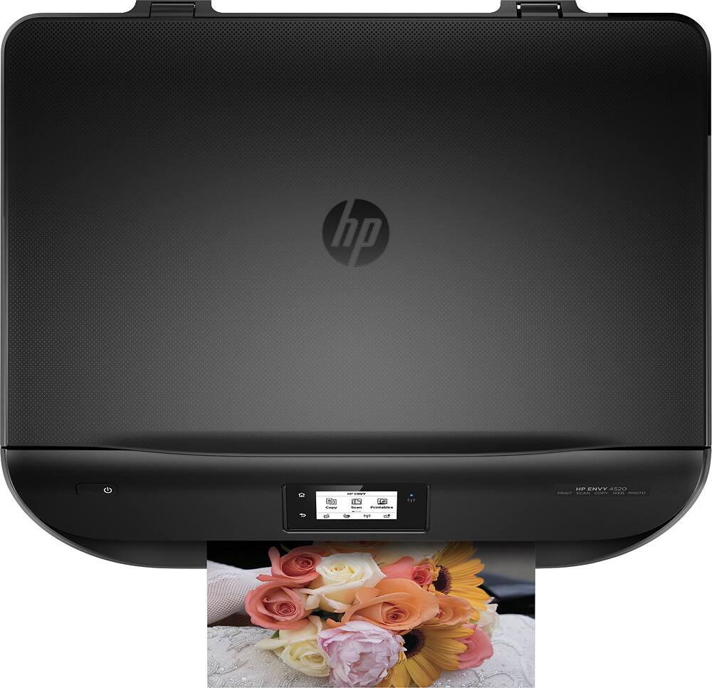 Alt View 11. HP - ENVY 4520 Wireless All-In-One Instant Ink Ready Printer - Black.