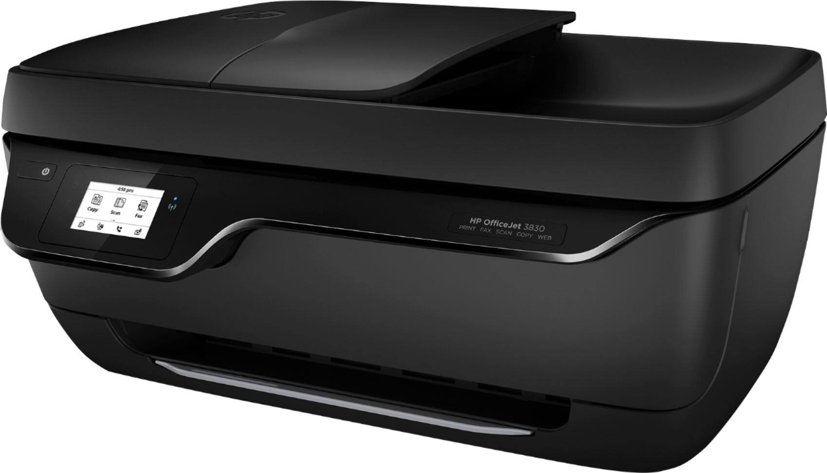Alt View 15. HP - OfficeJet 3830 Wireless All-In-One Instant Ink Ready Inkjet Printer - Black.