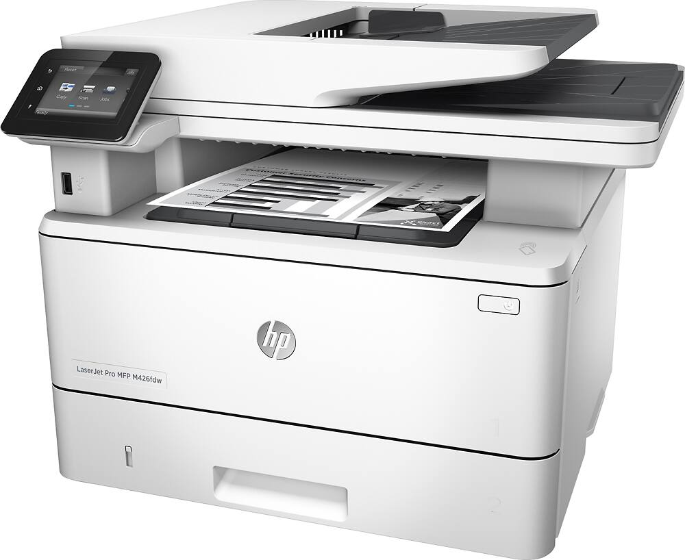 HP LaserJet Pro m426fdw Wireless All In One Printer Gray - Best Buy