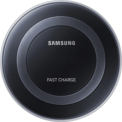 Samsung Qi Certified Fast Charge Wireless Charging Pad - Supports wireless charging on Qi compatible smartphones - Black