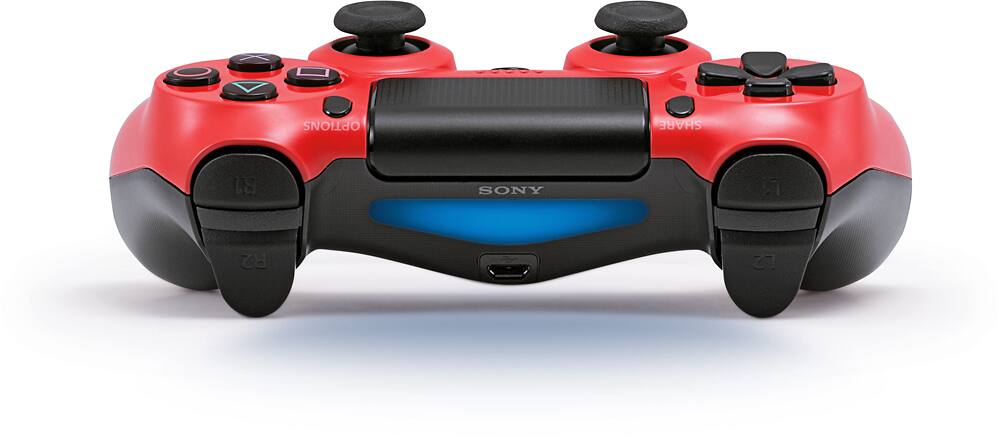 Alt View 11. Sony - DUALSHOCK 4 Wireless Controller for PlayStation 4 - Magma Red.