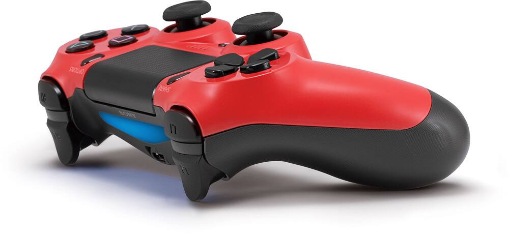 Alt View 13. Sony - DUALSHOCK 4 Wireless Controller for PlayStation 4 - Magma Red.